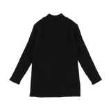 Basic Knit Mockneck - Black