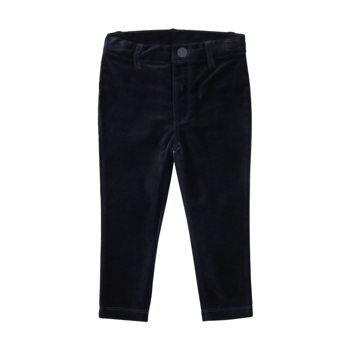 トップス Lil laceknit topsblack/Velour mini pants Velvet Pants -Navy – Lil Legs Baby