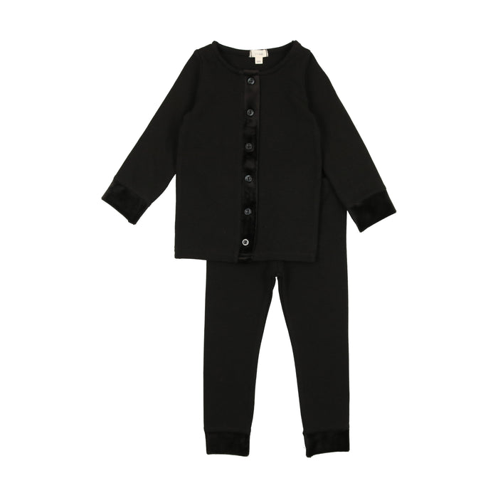 Velour Trim Lounge Set