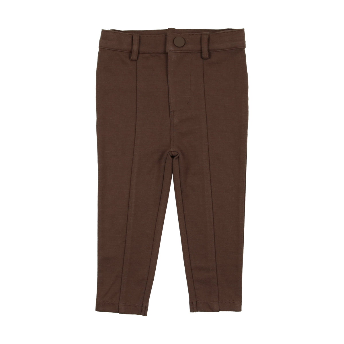 Knit Stretch Pants with Seam