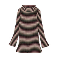 Stripe Mockneck