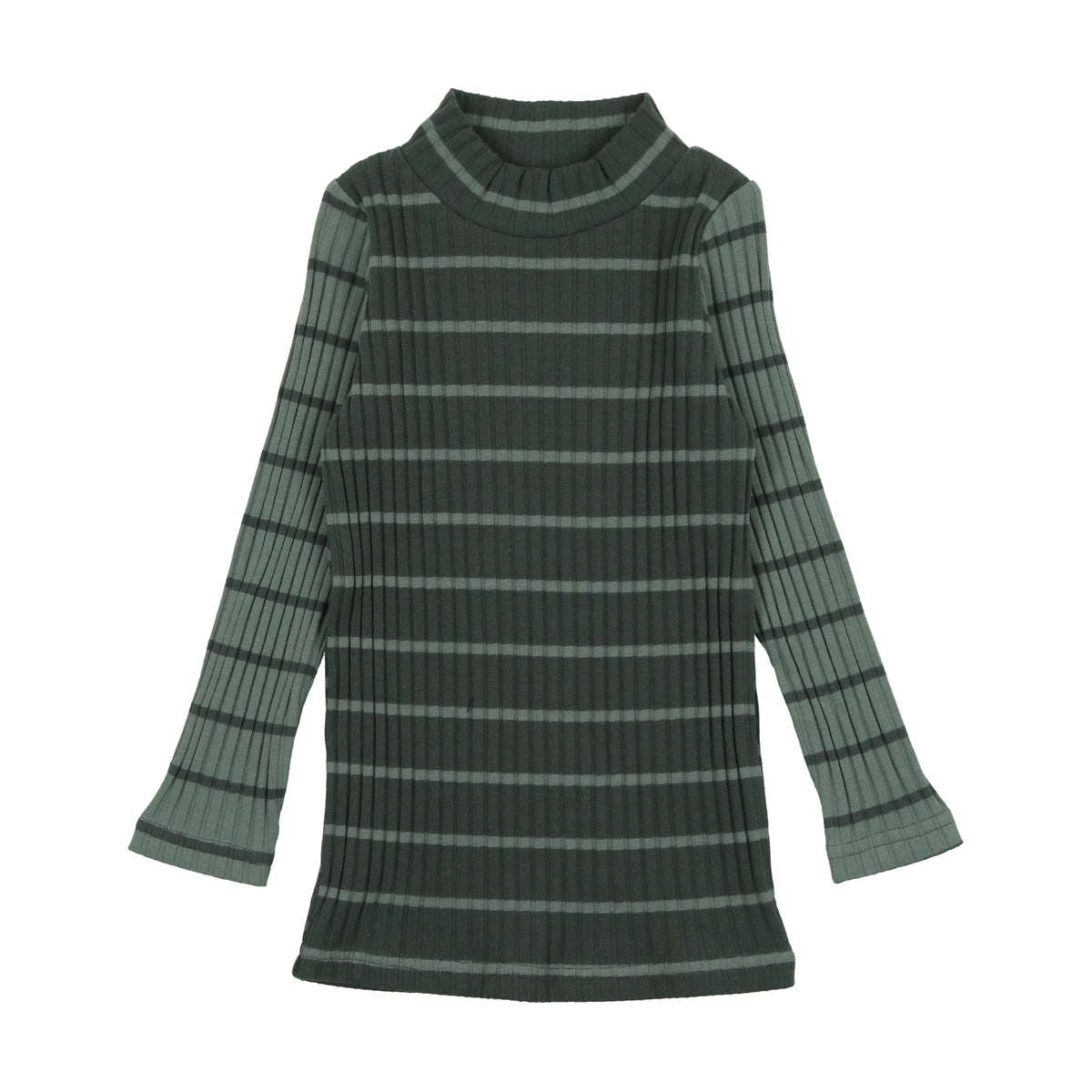 Stripe Mockneck