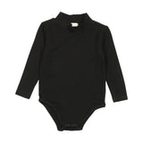 Bamboo Mockneck Onesie - Black