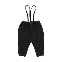 Denim Suspender Pants