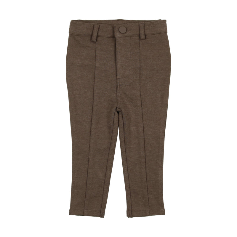 Knit Stretch Pants with Seam