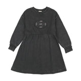Stitch Studio Sweatshirt Dress-Off Black