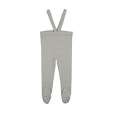 Footed Suspender Leggings-Pale Blue