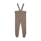 Footed Suspender Leggings-Misty Oat