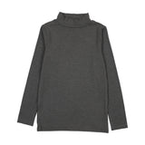 Bamboo Mockneck- Mid Grey