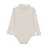 Bamboo Mockneck Onesie-Cream