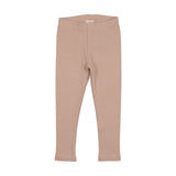 Ribbed Leggings-Dusty Pink