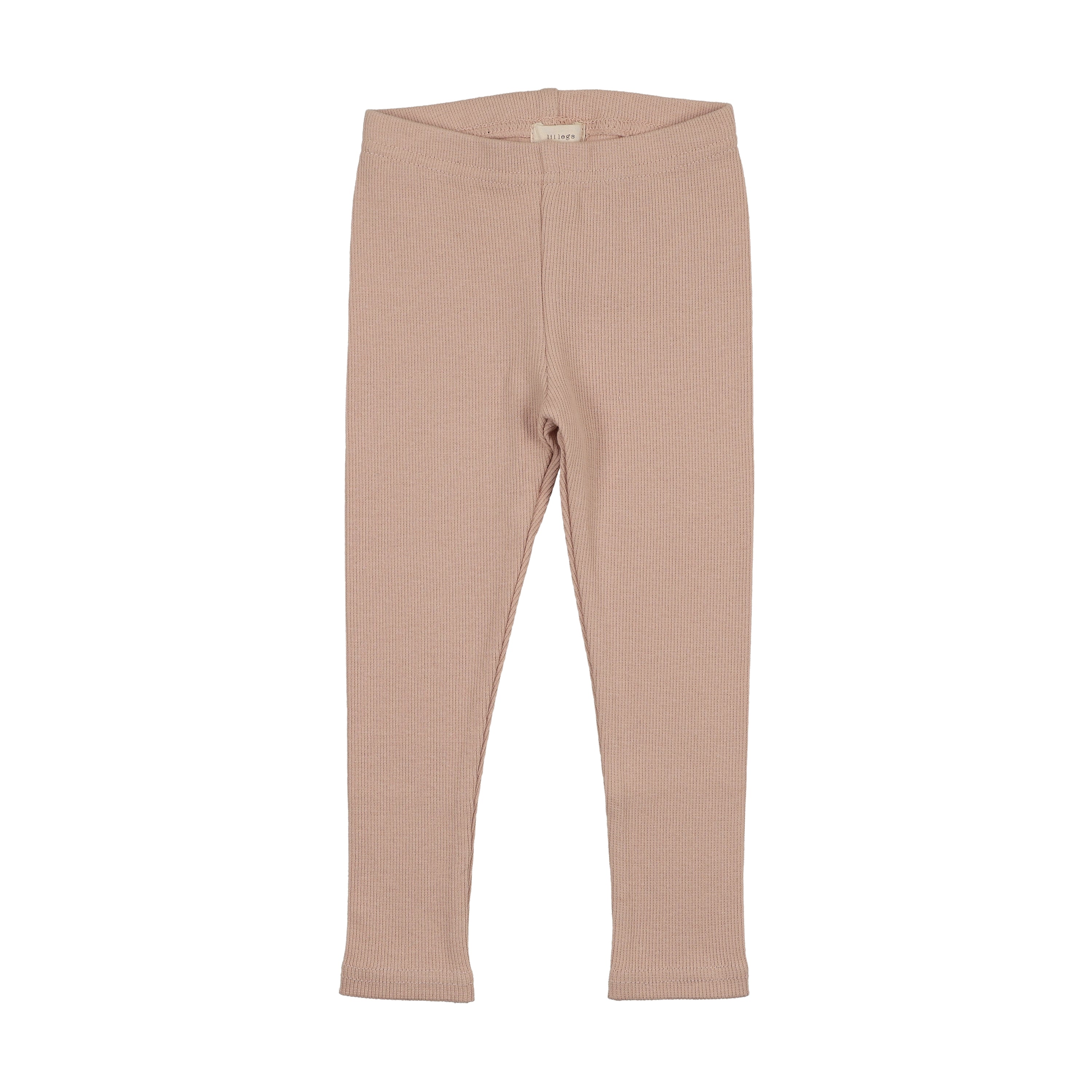 Ribbed Leggings-Dusty Pink