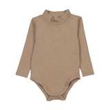 Bamboo Mockneck Onesie-Oat