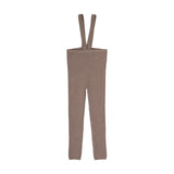 Knit Suspender Leggings-Misty Oat