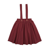 Suspender Skirt-Vintage Red