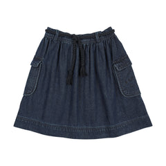 Denim Day Skirt-Blue Denim