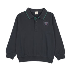 Fan Club Polo Sweatshirt-Navy