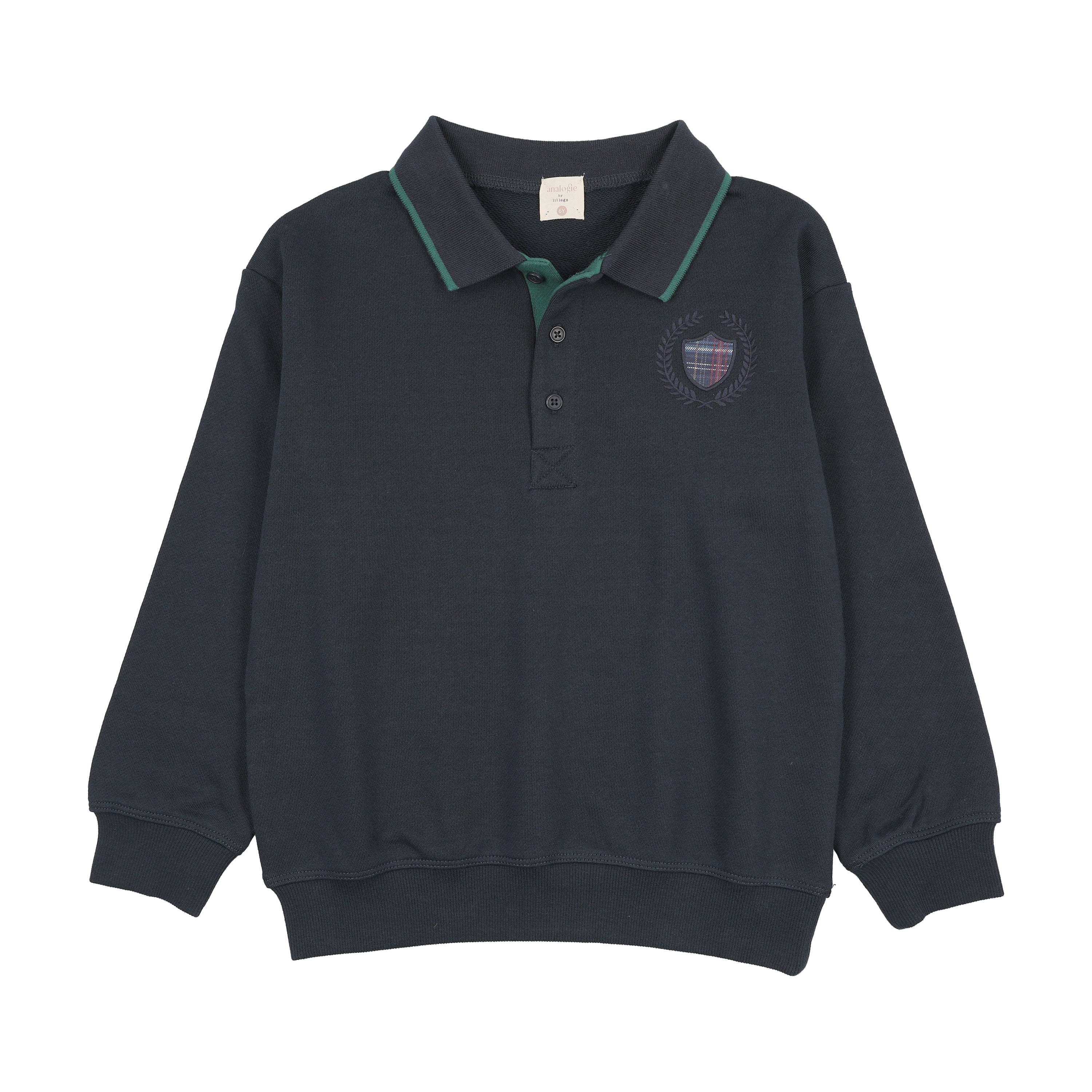 Fan Club Polo Sweatshirt-Navy