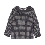 Home Garden Boys Shirt Toddler-Navy Print