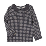 Home Garden Boys Shirt Toddler-Navy Print