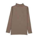 Bamboo Mockneck-Misty Oat Heather
