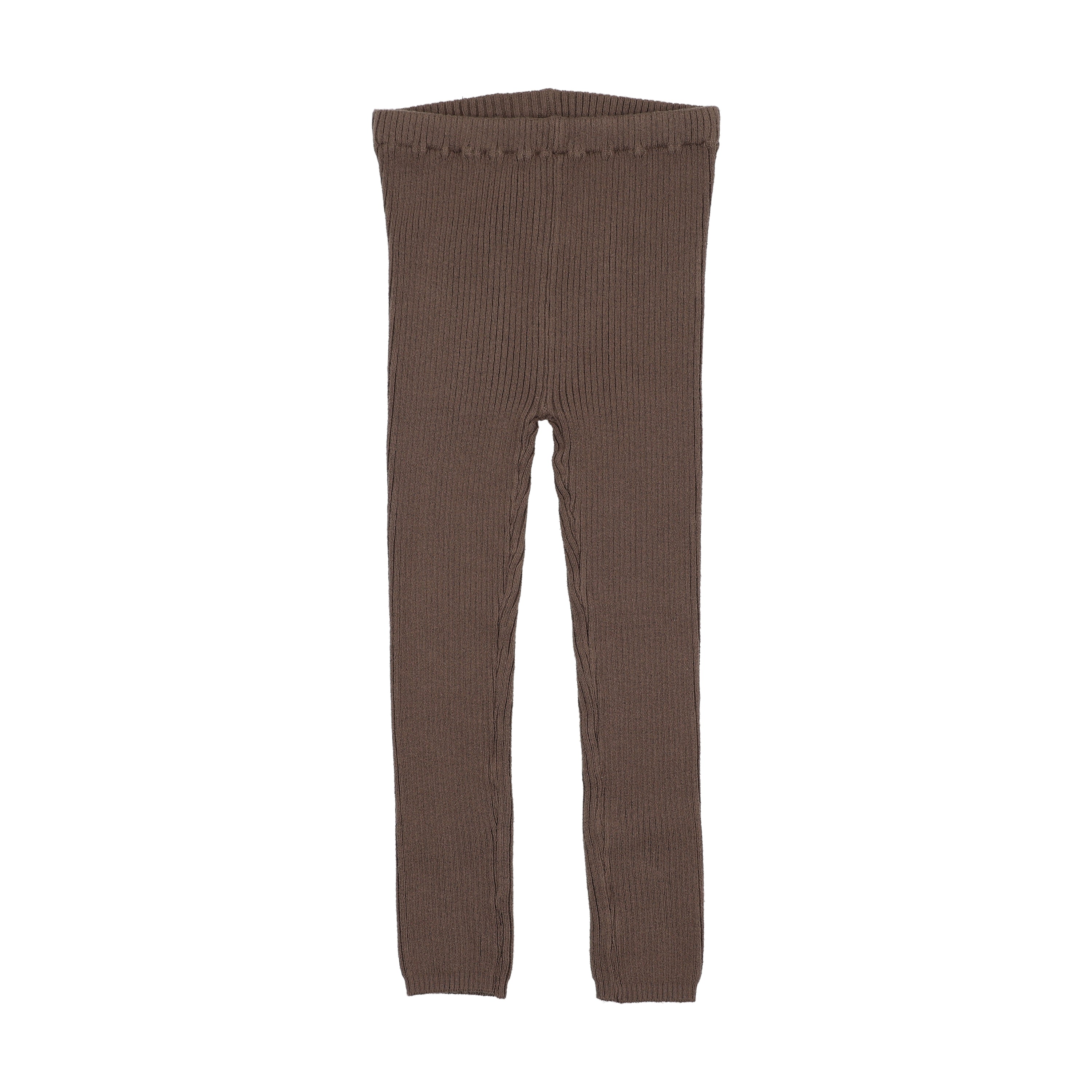 Knit Leggings - Brown