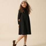 Rugged Threads Mockneck Dress-Black