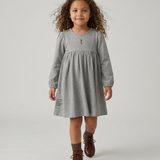 Limited Capsule Embroidered Dress-Bellwether Blue