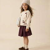 Pocket Circle Skirt-Plum
