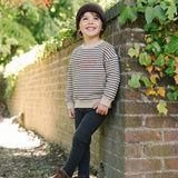 Bold Boy Stripe Sweatshirt-Stripe Print
