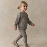Printed Toddler Set-Vintage Purple Print