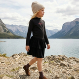 Girls Mockneck-Black