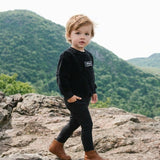Velour Boys Set-Black