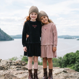 Velour Dress-Dried Rose