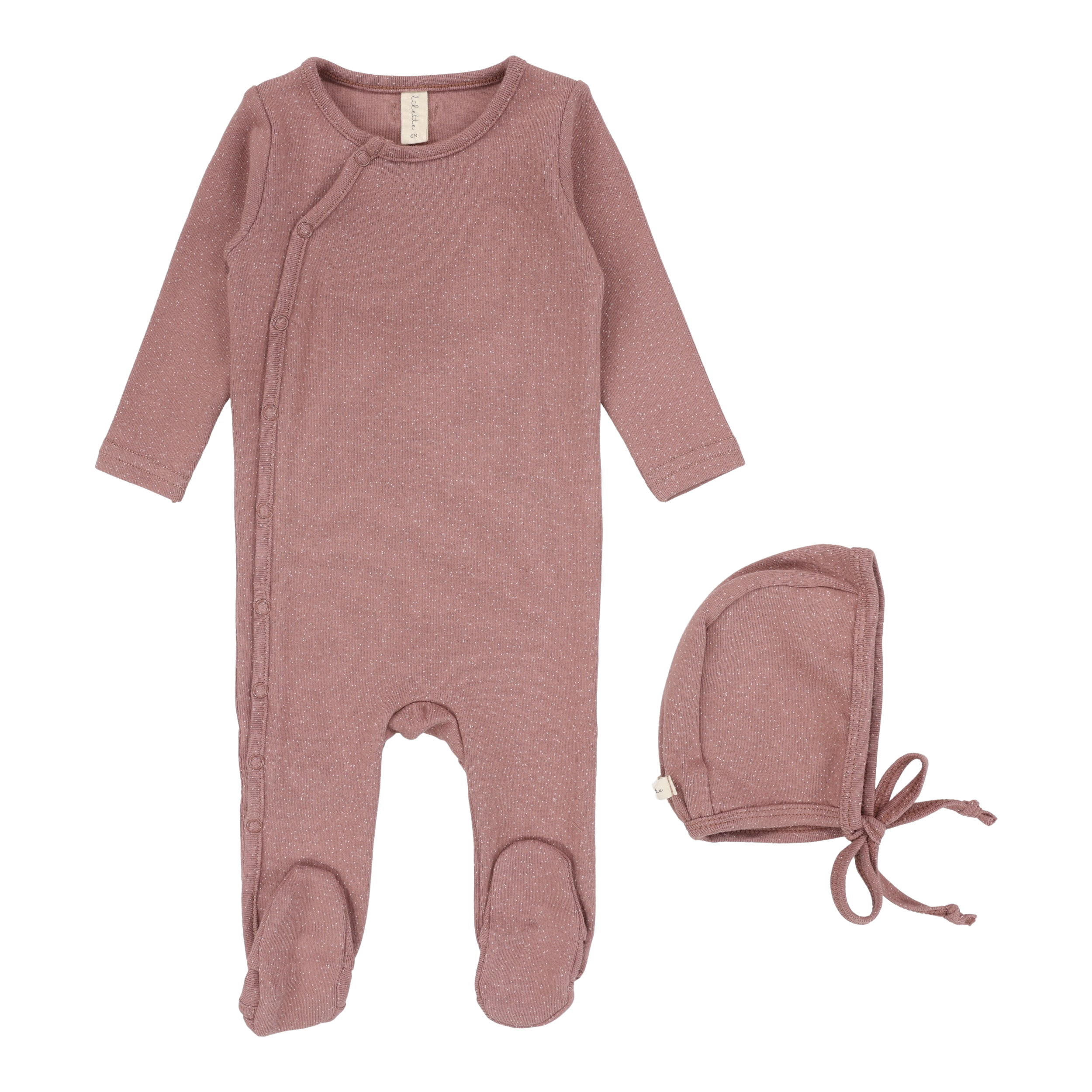 Speckled Footie Set
