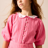 Downtown Blouse-Fresh Pink