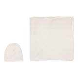 Dotted Swaddle Set - Cream/Pink