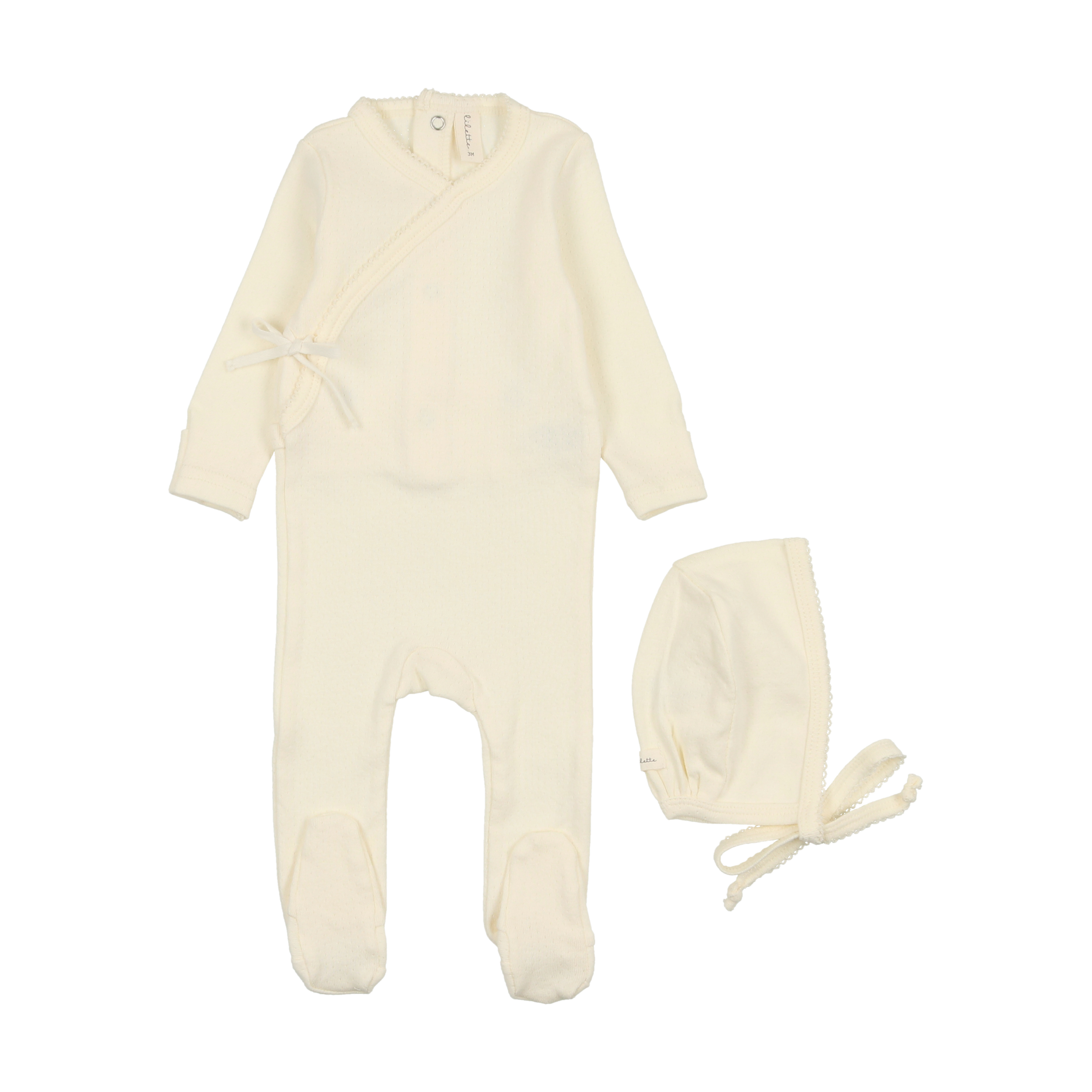 Pinpoint Wrapover Footie Set