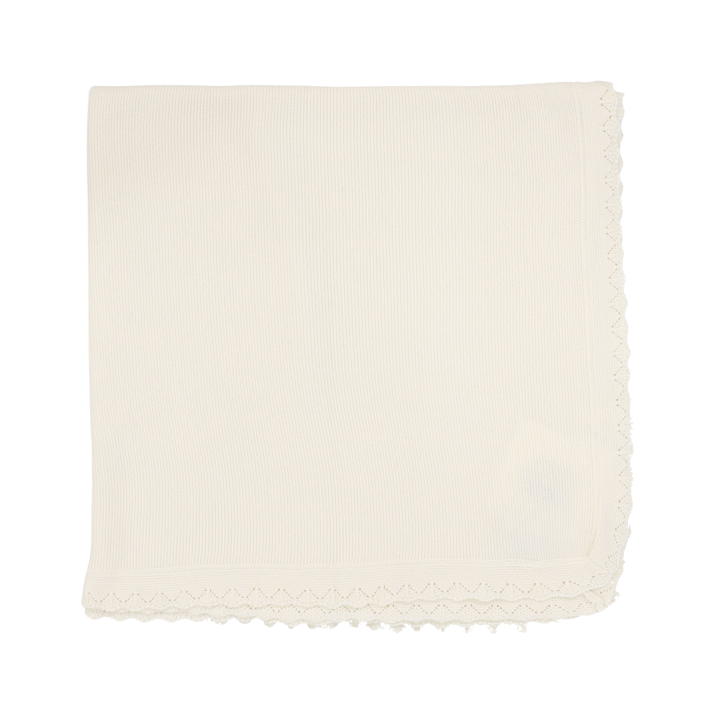Knit Ruffle Blanket