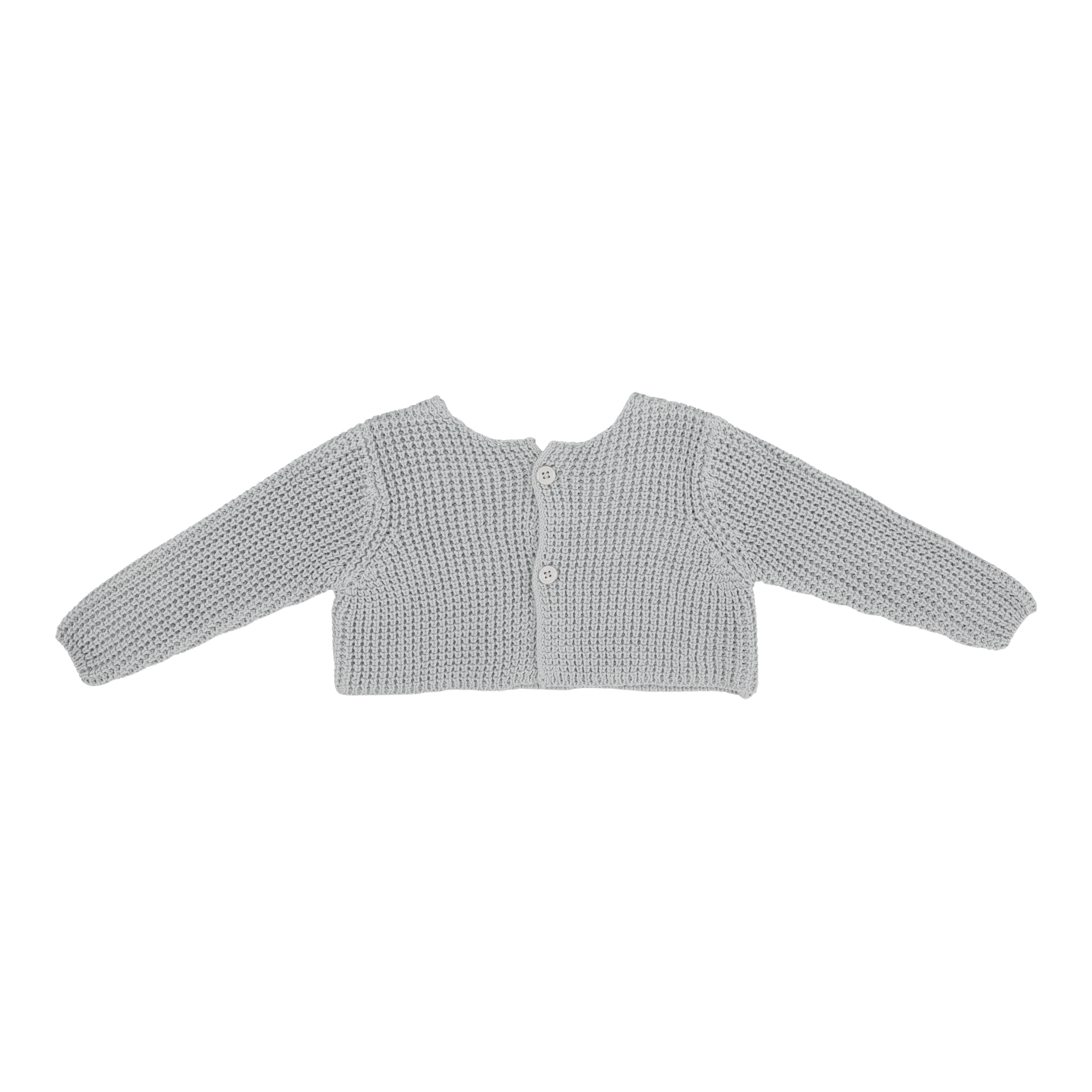 Chunky Knit Shrug - Pale Blue