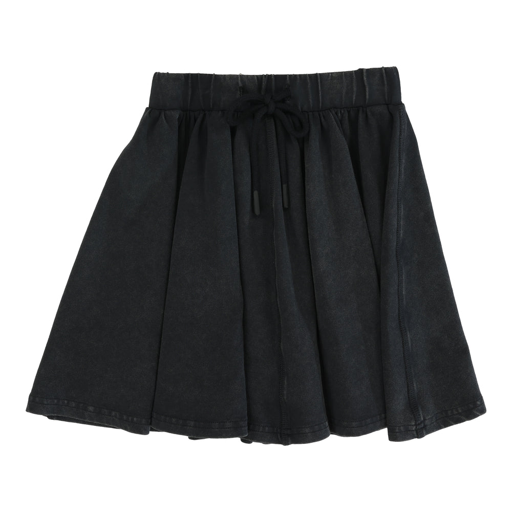 Circle Skirt-Black Wash