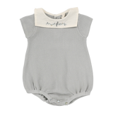 Knit Collar Romper