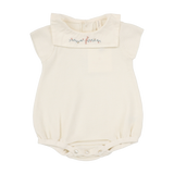Knit Collar Romper
