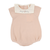 Knit Collar Romper