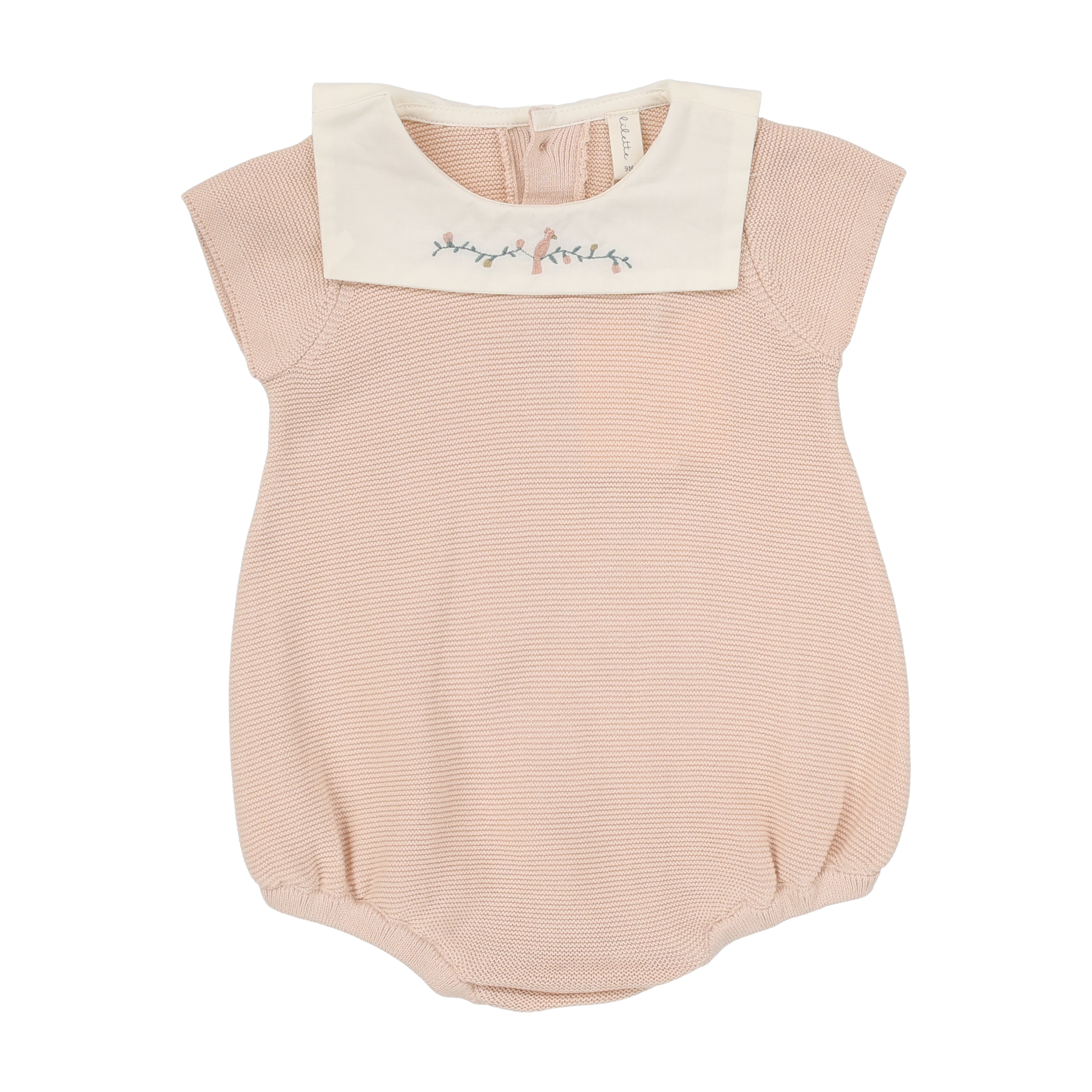 Knit Collar Romper
