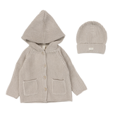 Chunky Cardigan Set - Natural Taupe