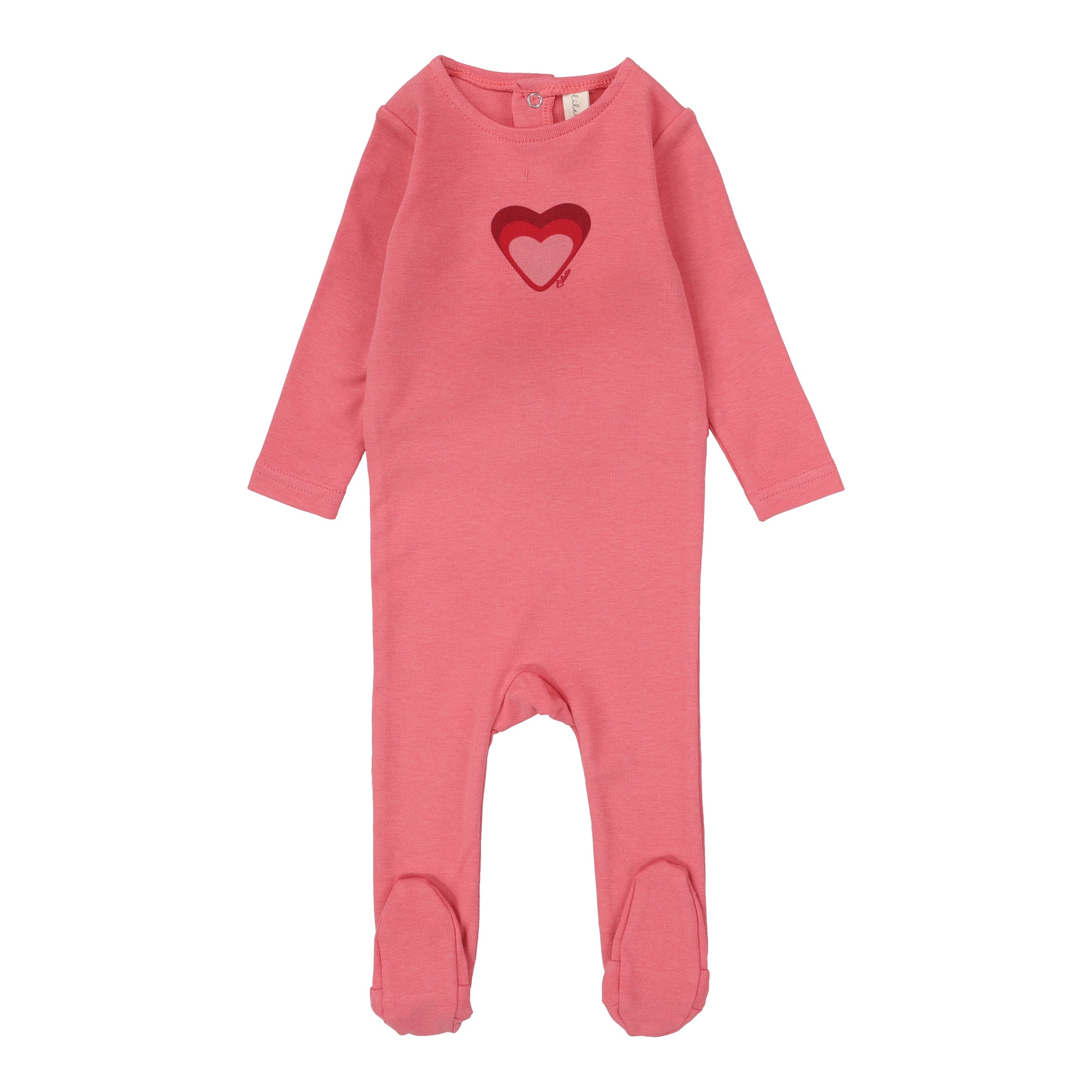 BIG GRAPHIC HEART FOOTIE – Lil Legs Baby