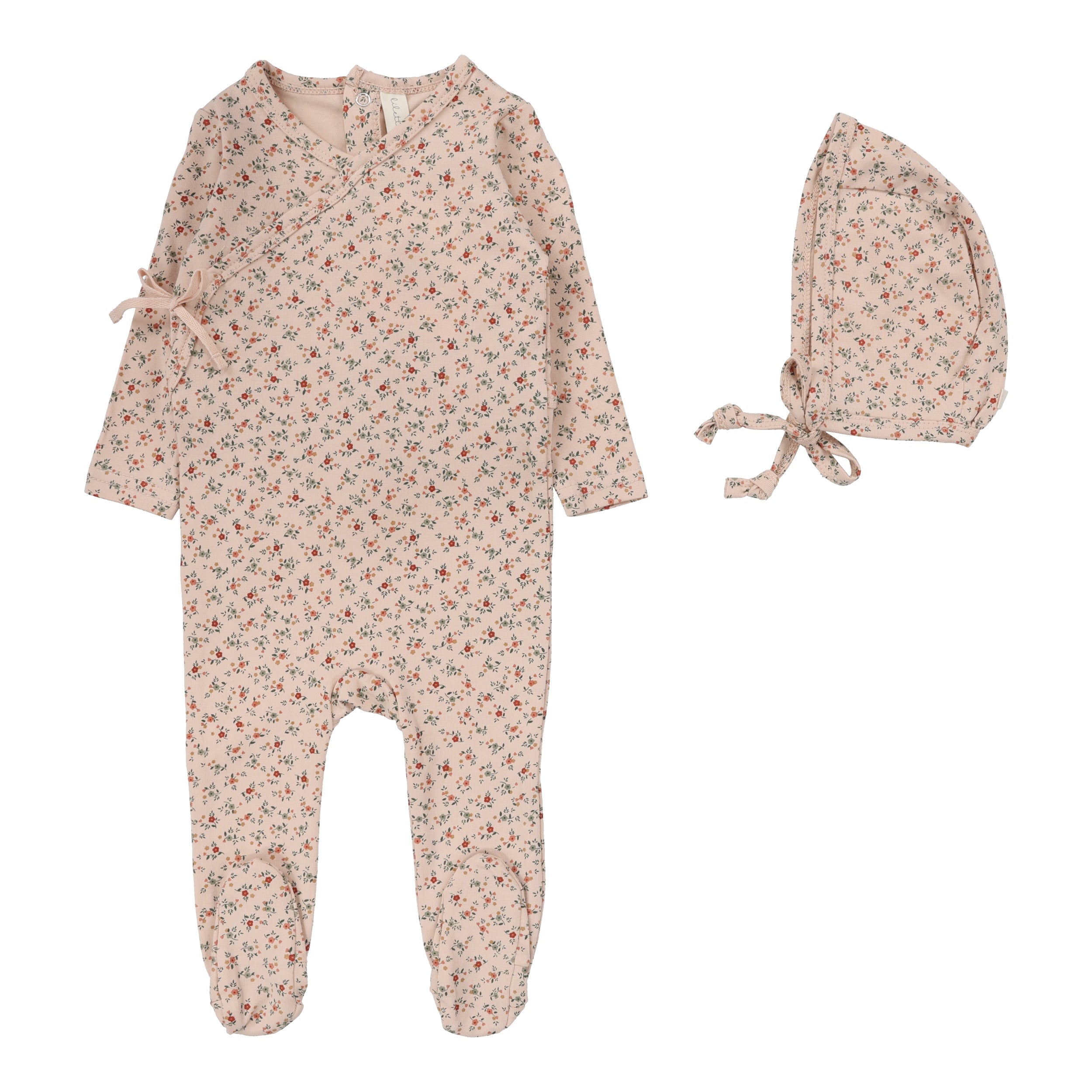BOUQUET FLORAL FOOTIE SET – Lil Legs Baby - Main Image