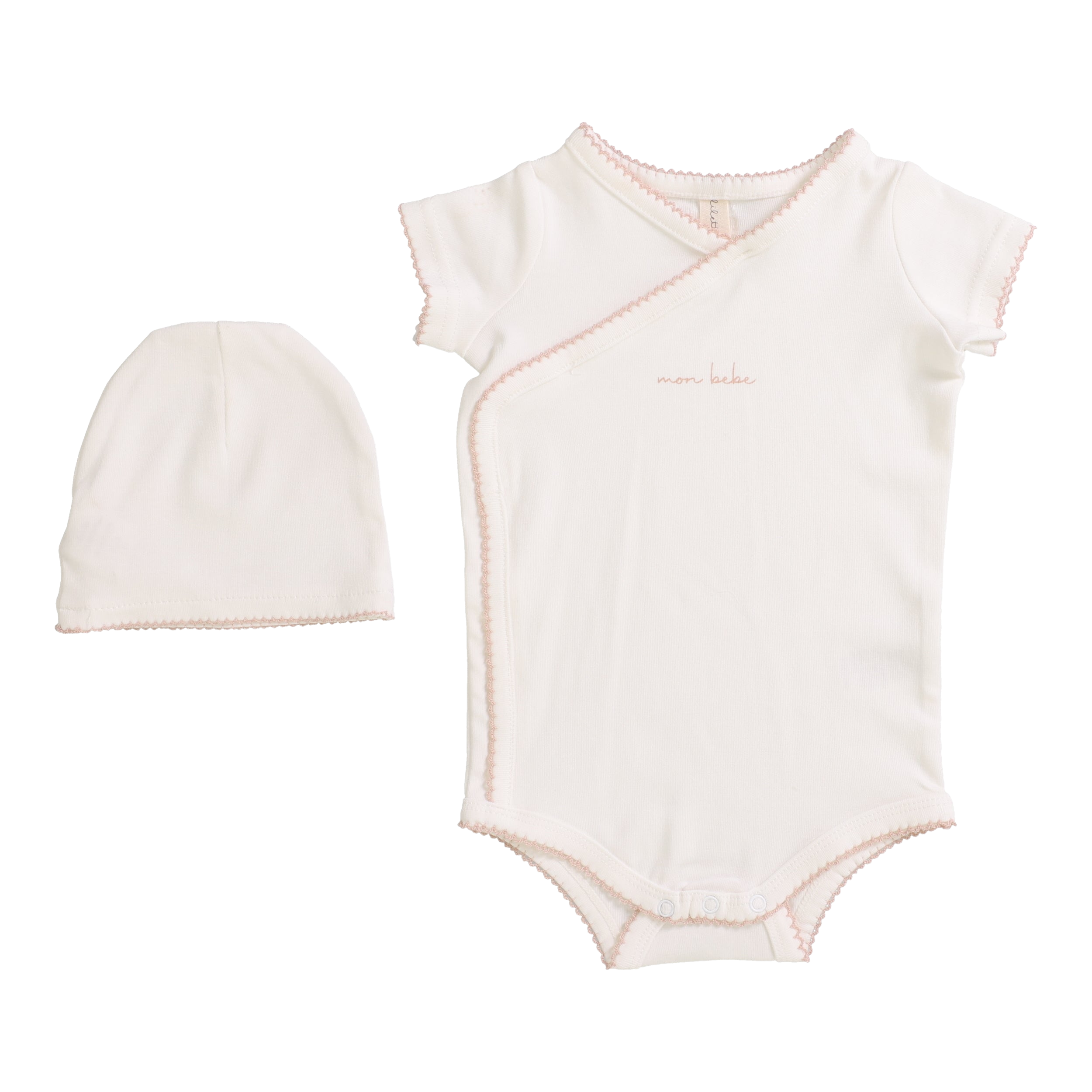 Scalloped Edge Onesie Set
