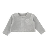 Velour Cardi - Dusty Blue